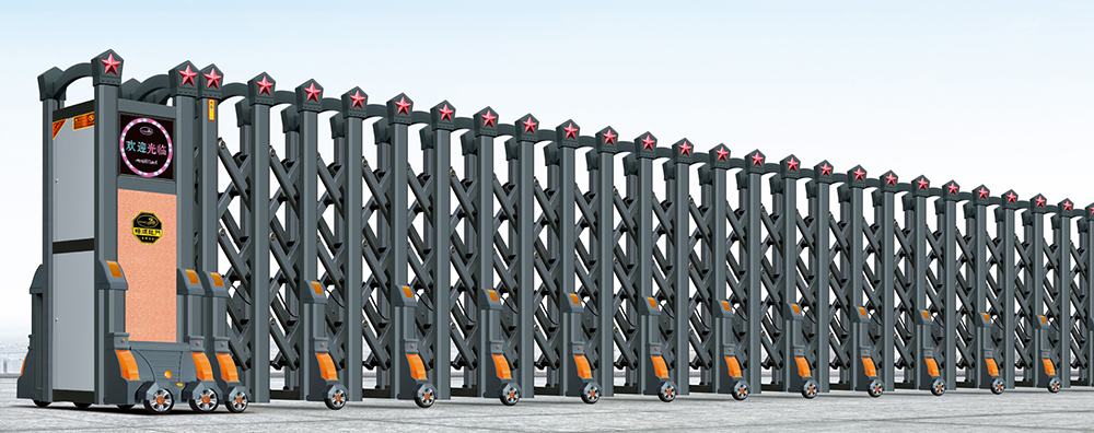 电动伸缩门图片