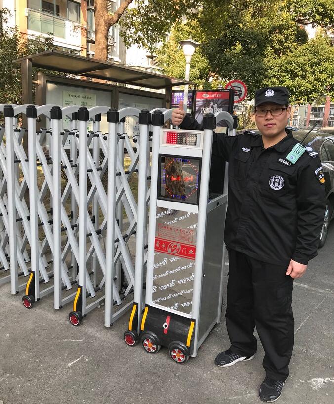 上海伸缩门安装案例展示